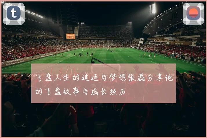 飞盘人生的追逐与梦想张磊分享他的飞盘故事与成长经历