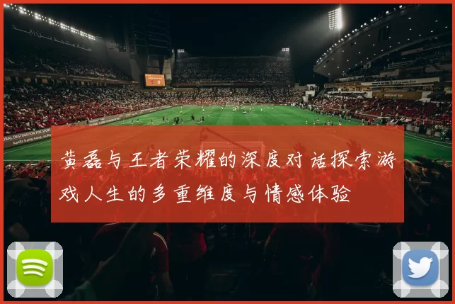 黄磊与王者荣耀的深度对话探索游戏人生的多重维度与情感体验