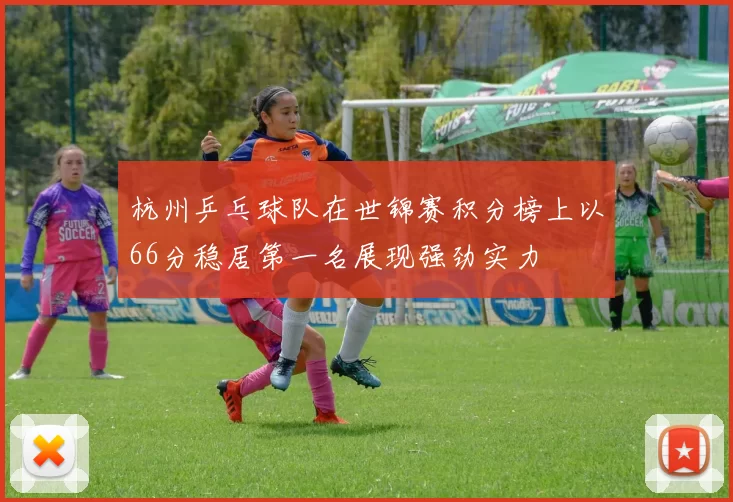 杭州乒乓球队在世锦赛积分榜上以66分稳居第一名展现强劲实力